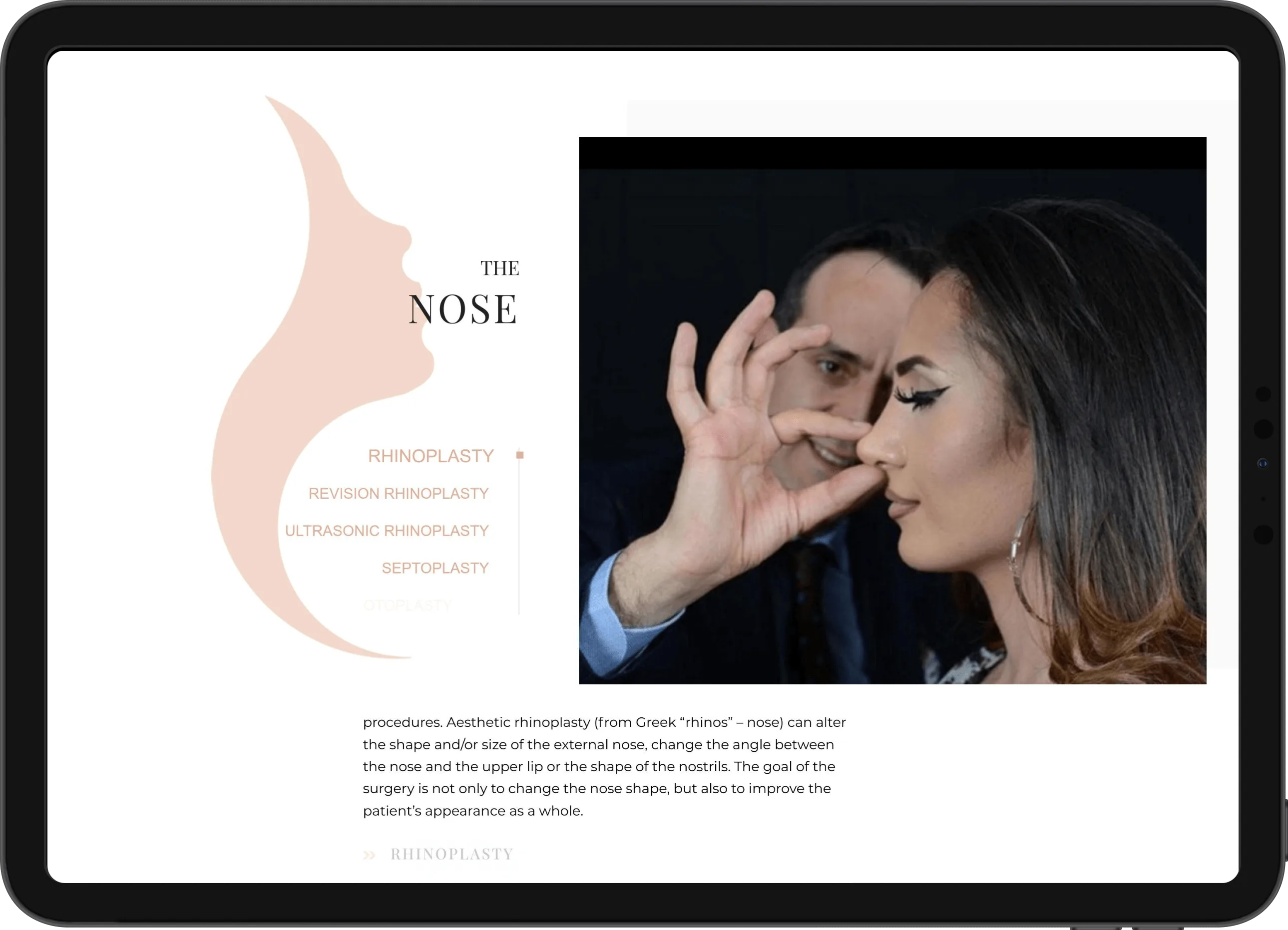 Уеб сайт за ринопластика Д-р Мухамет Дилбер - Web Factor