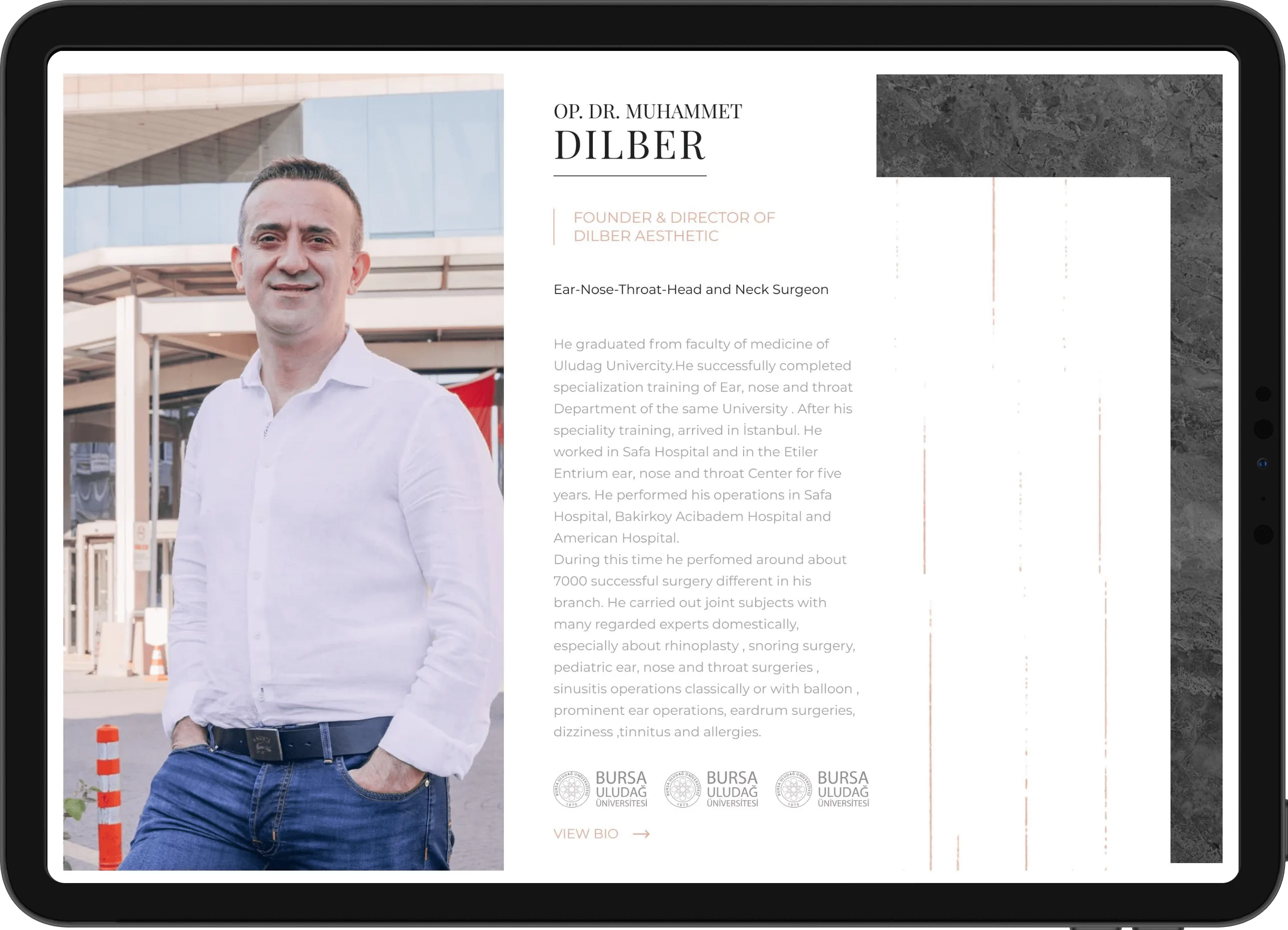 Уеб сайт за хирургична клиника - Web Factor