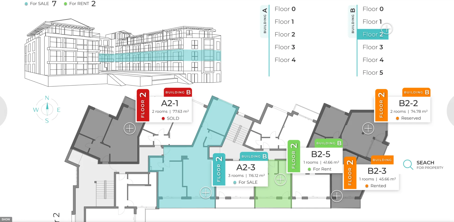 Уеб сайт за сграда  Open Sea Residence - Web Factor