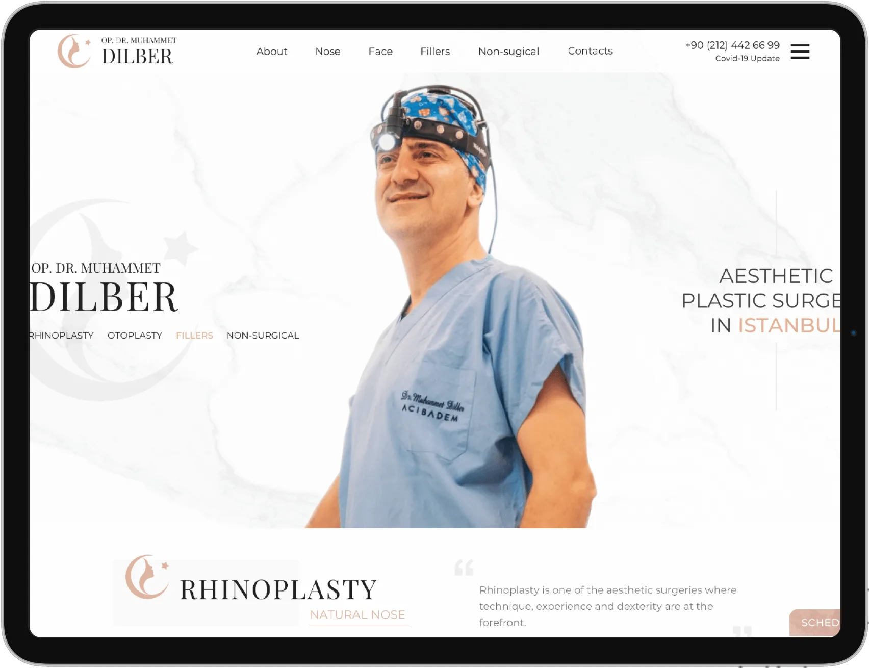 Изработка на уеб сайт за Д-р Мухамет Дилбер - Web Factor