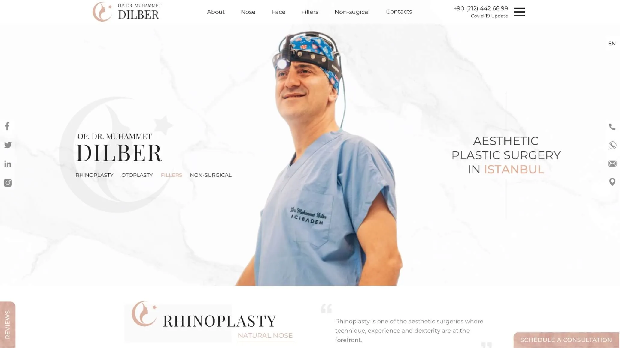 Д-р Мухамет Дилбер - Бранд идентичност - Web Factor